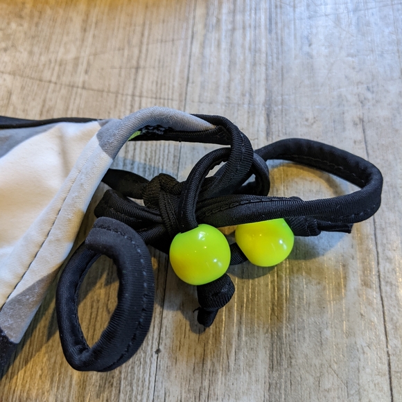 Xhilaration white and black check swim suit - Picture 4 of 5